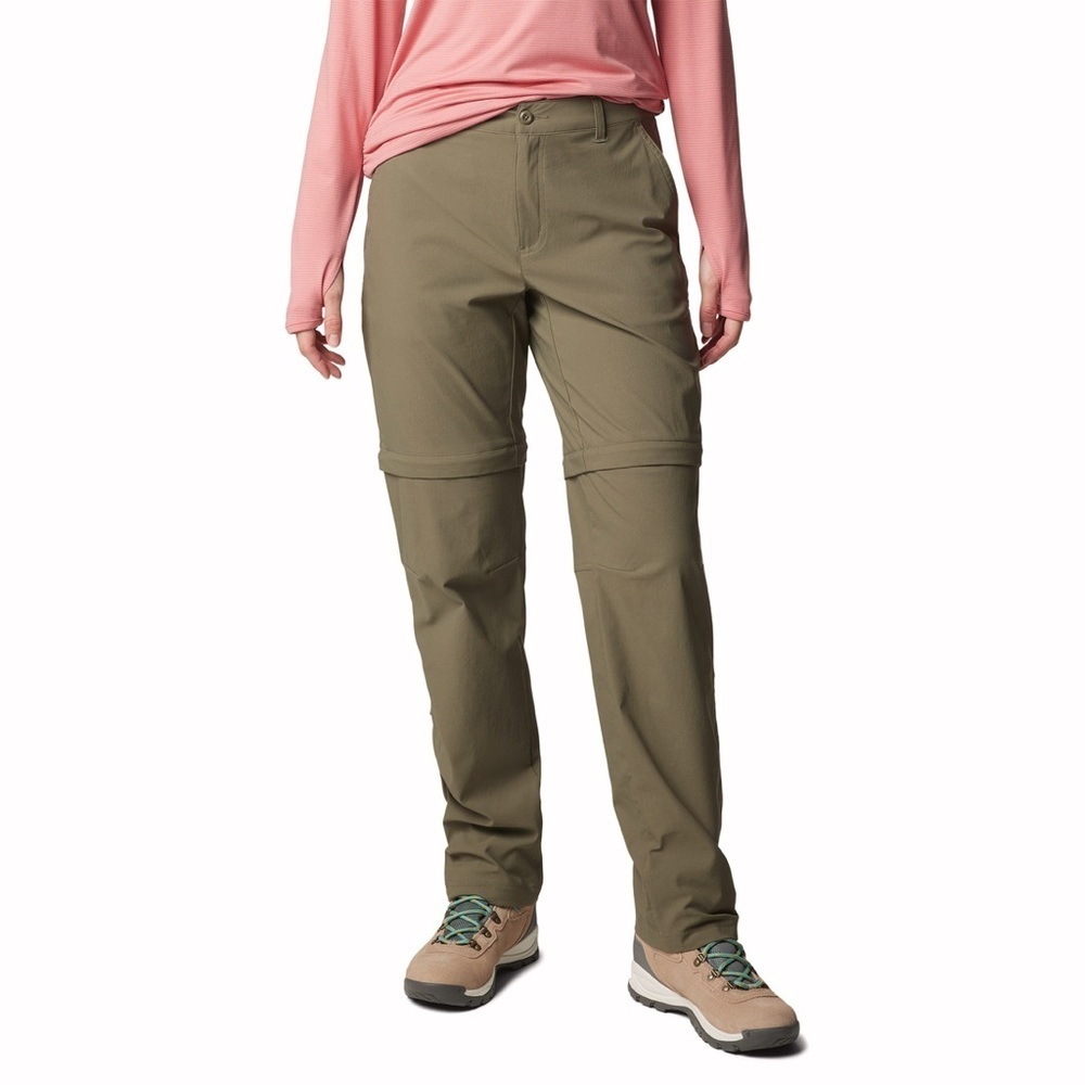 North Face Olive Green Outdoor Convertible Pants Women’s Size Small 4 USA